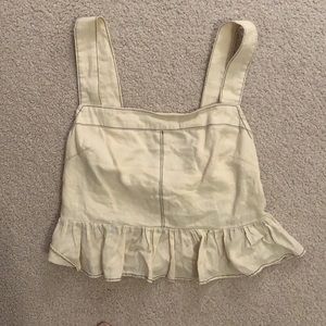 UO cropped peplum top